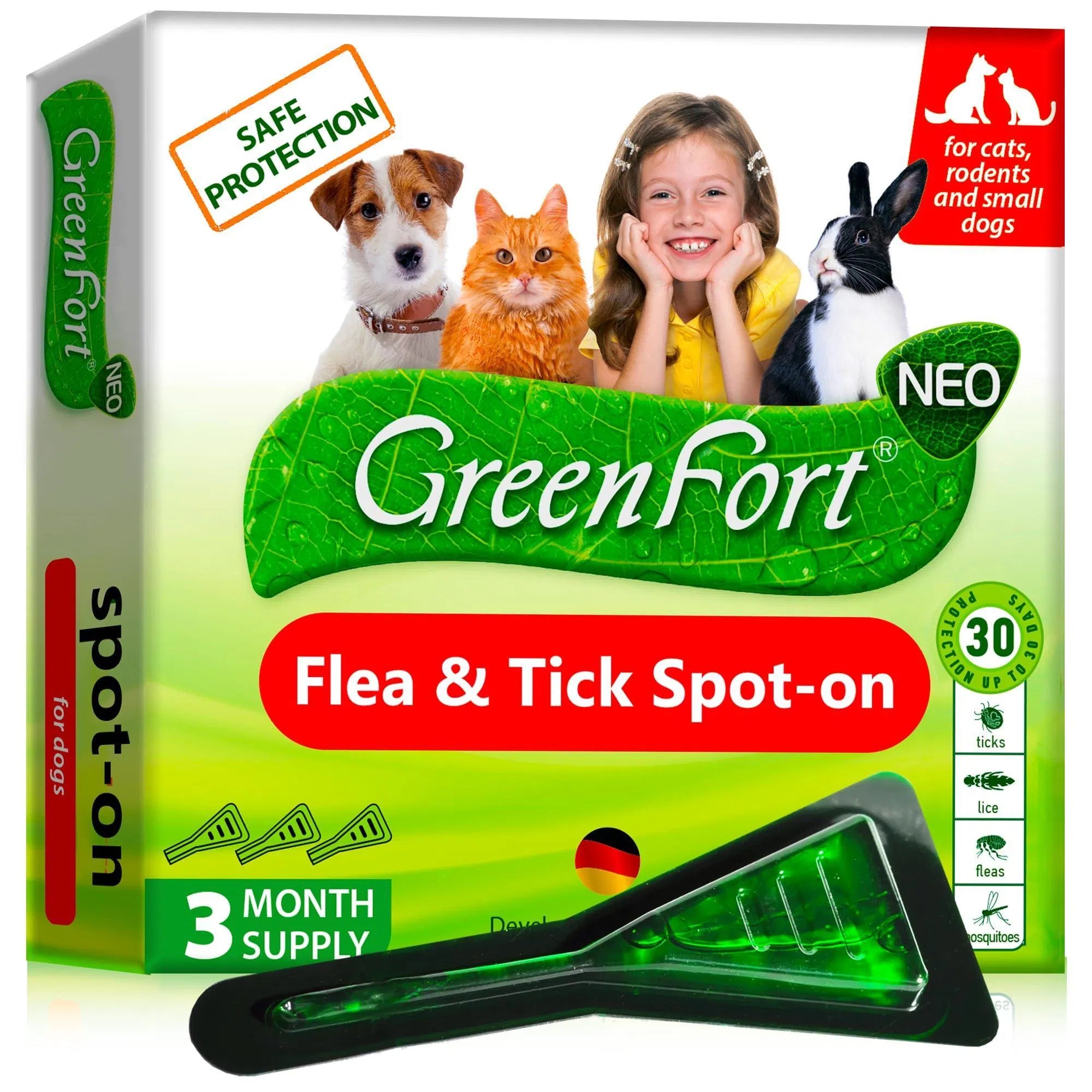 Flea And Tick Prevention For Dogs Cats Rabbits Natural Flea Treatment ...