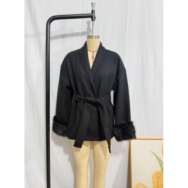 Stylish High-end Wool Coat For Women