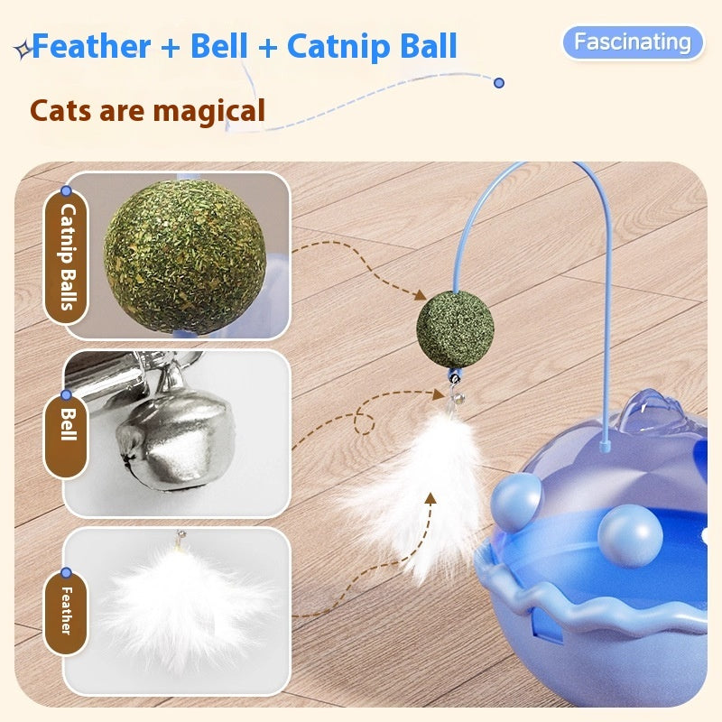Tumbler Cat Toy Cat Teaser Freeze-dried Snacks Food Dropping Ball